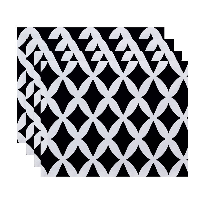 Latitude Run® Polyester Geometric Rectangle Placemat Wayfair
